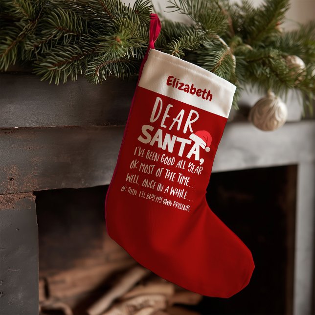 Ich war ein guter Weihnachtsmann-Strumpf Kleiner Weihnachtsstrumpf (Von Creator hochgeladen)