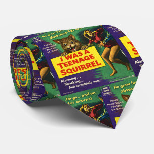 Ich war ein jugendliches Eichhörnchen Krawatte