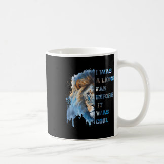 Ich war ein Lions-Fan bevor es cool war Vintage-Fu Kaffeetasse