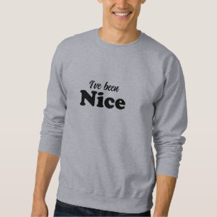 Ich war ein nettes, schwarzes, lustiges niedliches sweatshirt