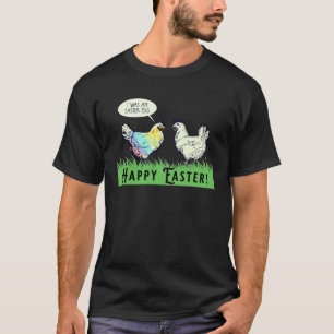 Ich war ein Osterei Huhn Männer Frauen Kinder Oste T-Shirt