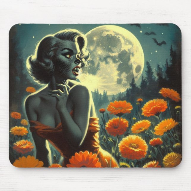 Ich war ein Teenager Werewolf Mousepad (Vorne)