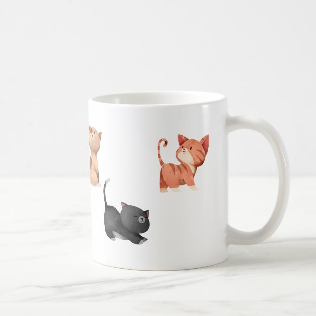 Ich war eine Katze in meiner letzten Leben-Tasse Kaffeetasse (Rechts)