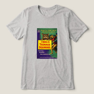 Ich war eine Teenager-Eichhörnchen-Parodie Tri-Blend Shirt