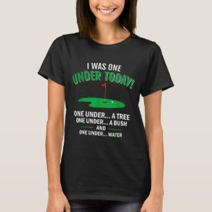 Ich war einer unter lustigem Golf-Liebhaber Golfer T-Shirt