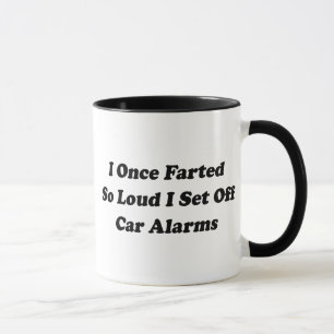 Ich war einmal so laut, dass ich von Autoalarmen S Tasse