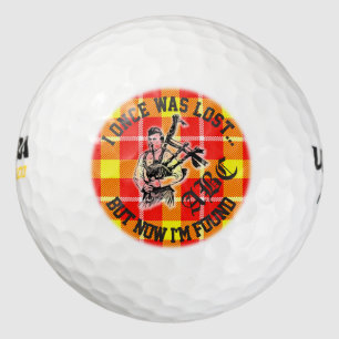 "Ich war einmal verloren, aber jetzt bin ich gefun Golfball