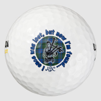 Ich war einmal verloren, aber jetzt bin ich gefund golfball