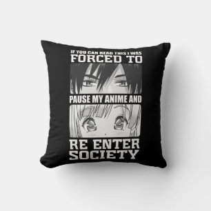 Ich war gezwungen, mein Anime zu unterbrechen und  Kissen