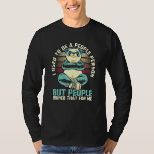 Ich war mal ein Menschen-Mensch, aber Menschen hab T-Shirt