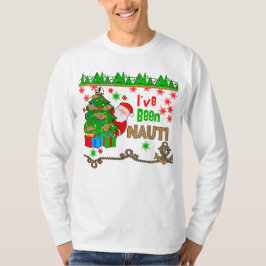 Ich war Nauti an diesem nautischen Weihnachten T-Shirt