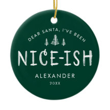 Ich war Nice-ish Kids Weihnachts-Foto