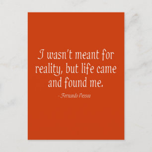 Ich war nicht für die Realität gedacht Postkarte