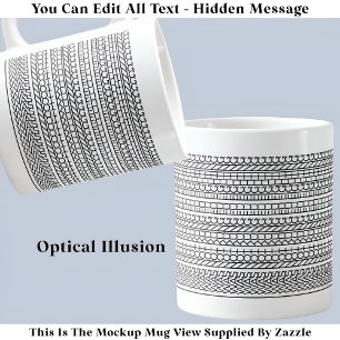 Ich war nicht Kung Fu Kämpfen versteckte Nachricht Jumbo-Tasse