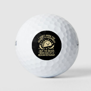Ich war noch nie traurig in einem mexikanischen Re Golfball