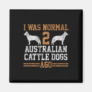 Ich war normal 2 zwei australische Rinder Hunde vo Magnet