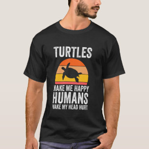 Ich war normal vor 2 Schildkröten Reptil T-Shirt