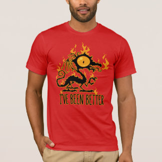 Ich war schon mal besser mit knusprigem Drachen ve T-Shirt