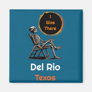 Ich war Sonnenfinsternis Del Rio Texas Magnet