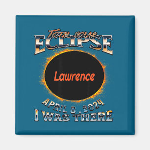 Ich war Sonnenfinsternis Lawrence Indiana Da Magnet