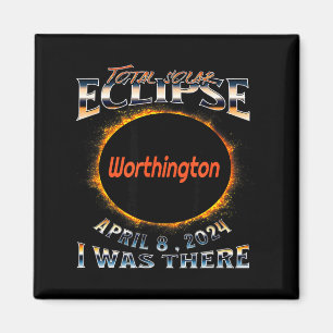 Ich war Sonnenfinsternis Worthington Indiana Da Magnet