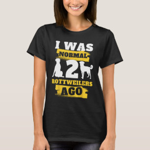 Ich war vor 2 Rottweilers Vintag T-Shirt