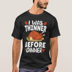 Ich war vor dem Abendessen dünner T-Shirt
