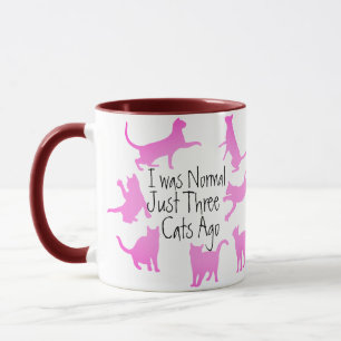 Ich war vor drei Katzen, Design, lustige Katzen-Ma Tasse
