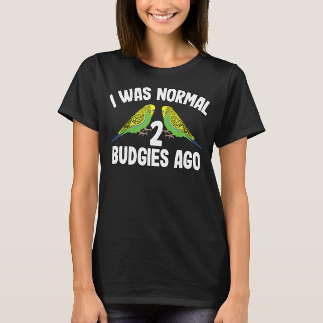Ich war vor Niedlichen Budgeterinnen normal 2 T-Shirt (Vorderseite)