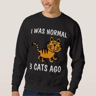 ICH WAR VOR NORMALEN 3 KATZEN, Funny Cat T - Shirt
