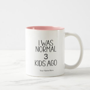 Ich war vor normalen Kindern Ago - Lustiger Mama H Zweifarbige Tasse