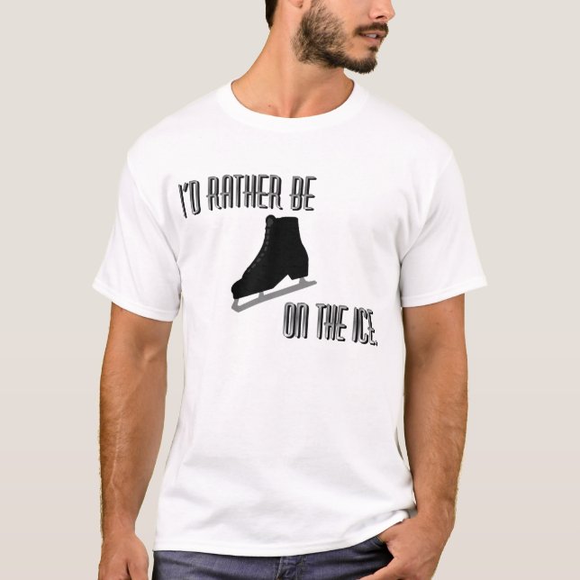 Ich wäre eher auf dem Eiseis-Skaten-T - Shirt (Vorderseite)