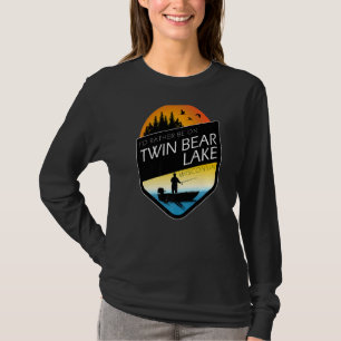 Ich wäre eher auf dem Twin Bear Lake Wisconsin Fis T-Shirt