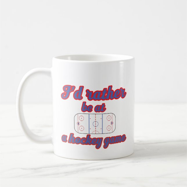 Ich wäre eher bei einem Hockeyspiel Kaffeetasse (Links)