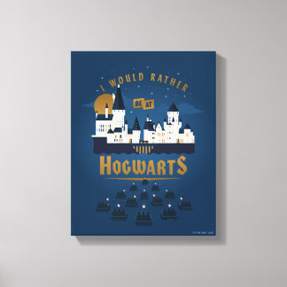 Ich wäre eher bei HOGWARTS™ Abstrakter Bootsfahrt Leinwanddruck