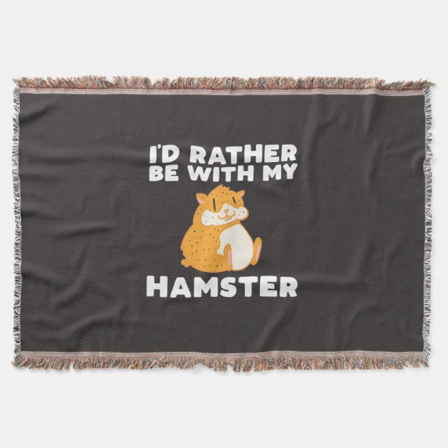 Ich wäre eher bei meinen Hamstern Decke (Vorderseite)
