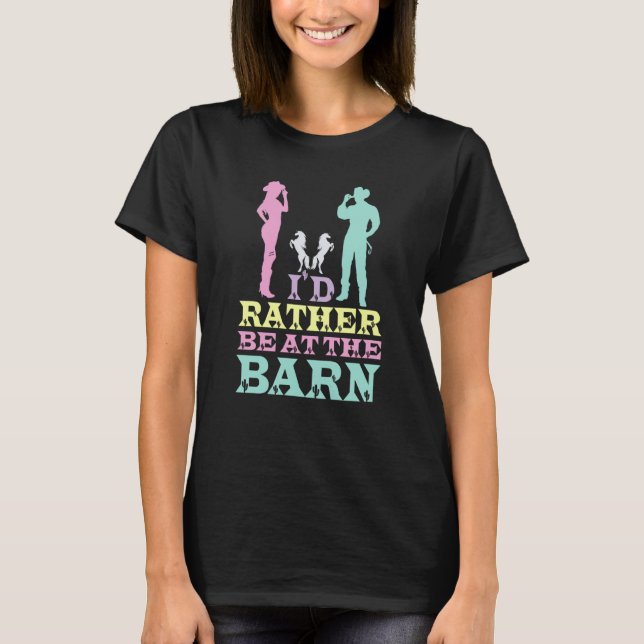Ich wäre eher beim Trainer des Pferdebesitzers T-Shirt (Vorderseite)