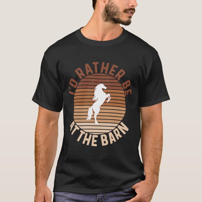 Ich wäre eher beim Trainer des Pferdebesitzers T-Shirt (Vorderseite)