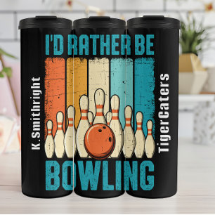 Ich wäre eher Bowling Graphic Thermosbecher
