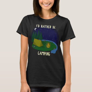 Ich wäre eher Camping - Dunkel T-Shirt