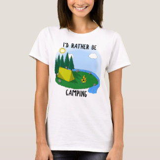 Ich wäre eher Camping - Licht T-Shirt