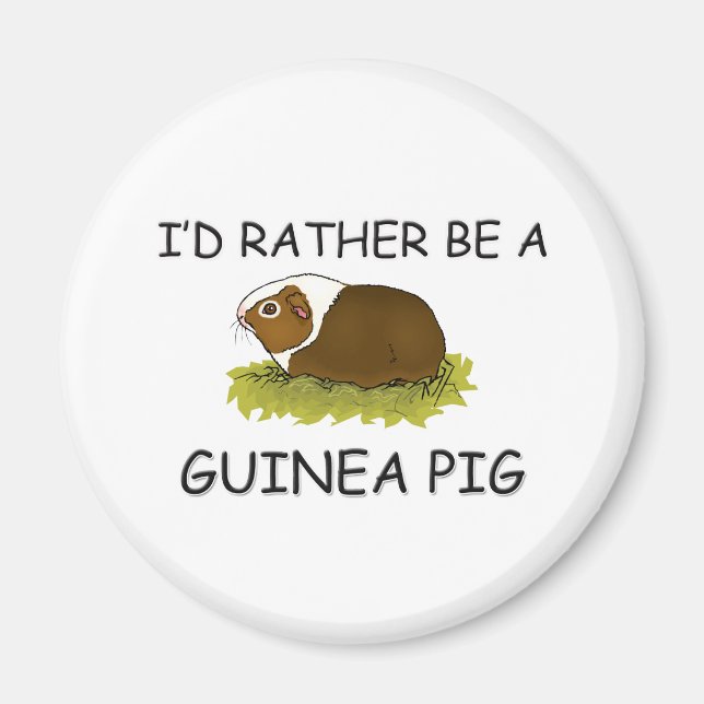 Ich wäre eher ein Guinea-Schwein Magnet (Vorne)