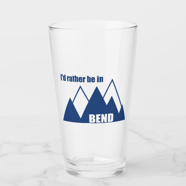 Ich wäre eher im Bend Oregon Mountain Glas (Vorderseite)