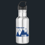 Ich wäre eher im geblähten Slowenischen Berg Edelstahlflasche<br><div class="desc">Mit seinem bläulich-grünen See,  der Postkartenkirche,  der mittelalterlichen Burg und der Nähe zu den Julischen Alpen ist Bled Slovenien ein Erlebnisraum. Dieses großartige Vintage Design hat einen Retro-Look.</div>