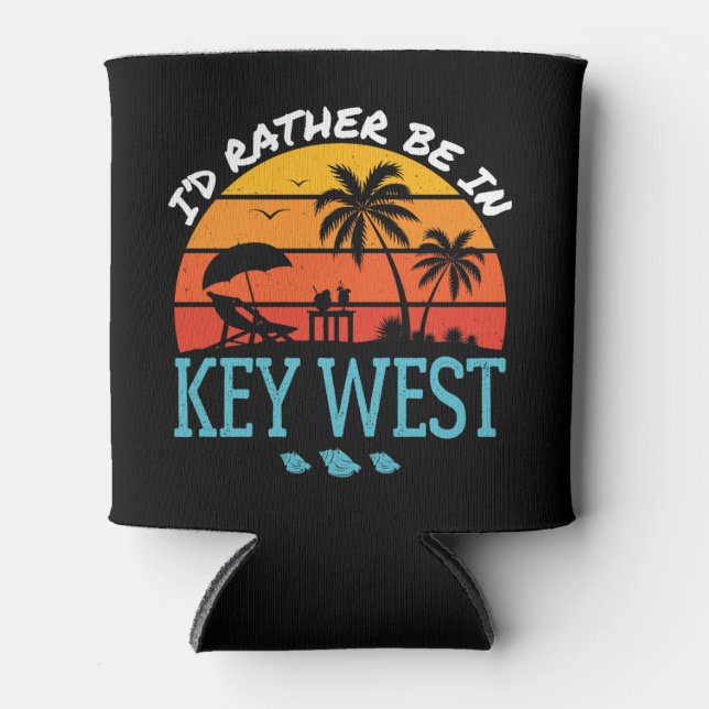Ich wäre eher im Key West Souvenir Dosenkühler (Vorderseite)