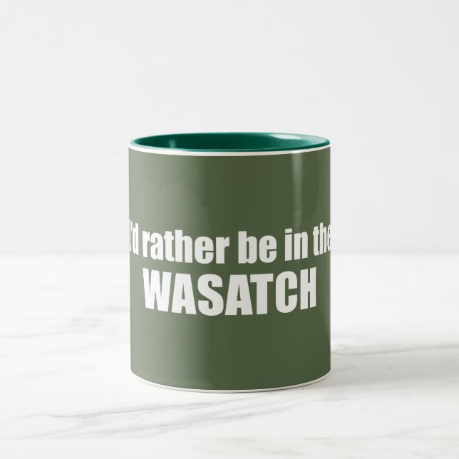 Ich wäre eher im Waschsalon Zweifarbige Tasse (Mittel)
