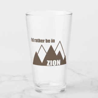 Ich wäre eher im Zion-Nationalpark Utah-Berg Glas