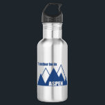 Ich wäre eher in Aspen Colorado Mountain Edelstahlflasche<br><div class="desc">Aspen,  Colorado hat eines der besten und bekanntesten Skigebiete im Staat,  atemberaubende Bergkulisse und endlose Erholung.</div>