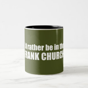 Ich wäre eher in der Frank-Kirche Zweifarbige Tasse