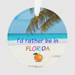 Ich wäre eher in Florida (sonnig) Ornament